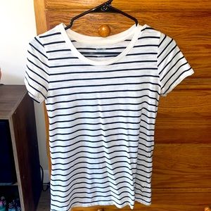 Black and white striped t-shirt